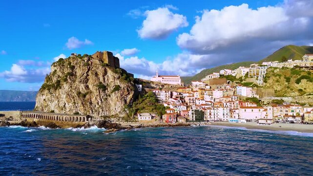 The city of Scilla in the Province of Reggio Calabria, Italy.