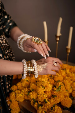 Asian Pakistani brides accessories