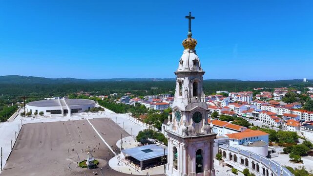 Sanctuary of Fatima in Cova da Iria, in the city of Fatima, municipality of Ourem, Portugal