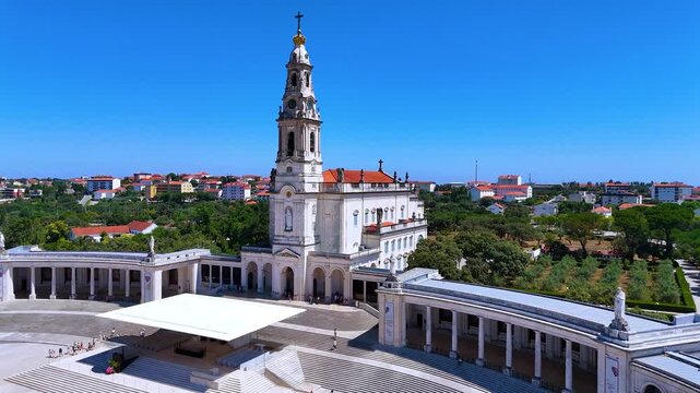 Sanctuary of Fatima in Cova da Iria, in the city of Fatima, municipality of Ourem, Portugal