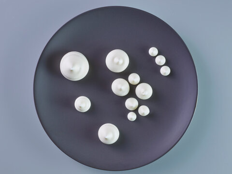 Sahnetupfer, Sahne, Creme, 