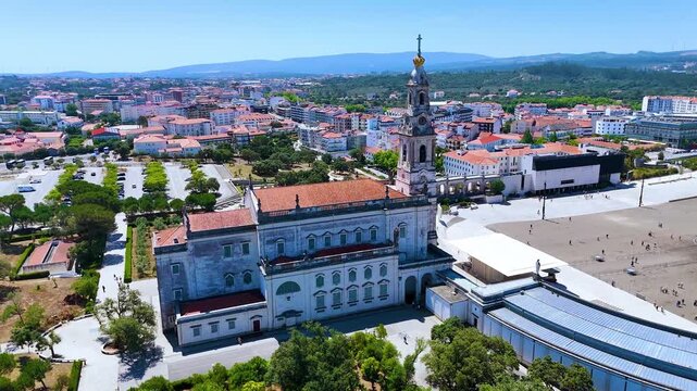 Sanctuary of Fatima in Cova da Iria, in the city of Fatima, municipality of Ourem, Portugal