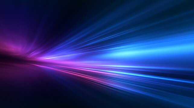 Abstract High Speed Light Trails and Technology Data Stream