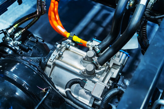 Electrical truck car engine control unit of the car