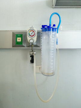 Medical vacuum suction regulator in hospital