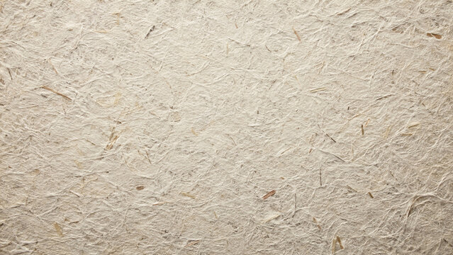 Japanese wabi sabi washi paper with embedded raw pine fibers
