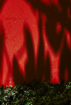 Abstract red texture with shadows