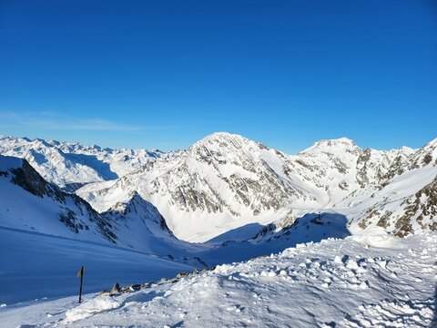 Wintersonne am Stubaier Gletscher