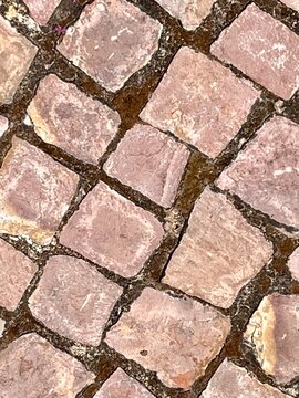 Stone pavement texture.