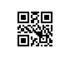 Fototapeta premium QR Code Scanner Symbol Isolated png Technology Illustration