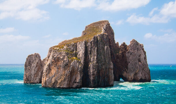 Pan di Zucchero Sea Stack off the Sardinian Coast