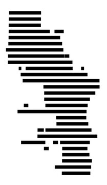 Symbol Map of Milwaukee (Wisconsin, United States)