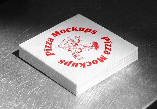 Napkin PSD Mockups