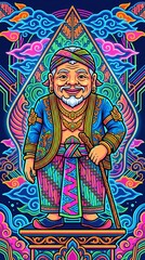 Fototapeta premium “Neon Ki Lurah Semar”