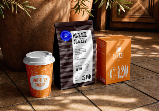 Coffee Branding PSD Mockups