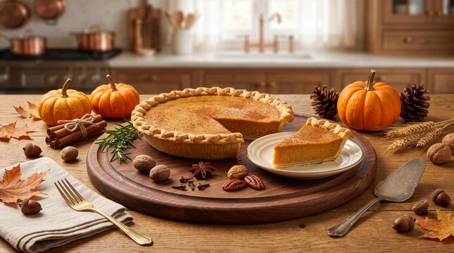 Classic Thanksgiving Pumpkin Pie Dessert
