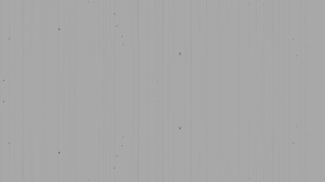 Noise, dirt, dust, scratches and grain on old damaged film surface. Old film look, tv signal with white vertical bad interference, TV Static Interference Background 4K Video. Film Grain Dust and Scrat