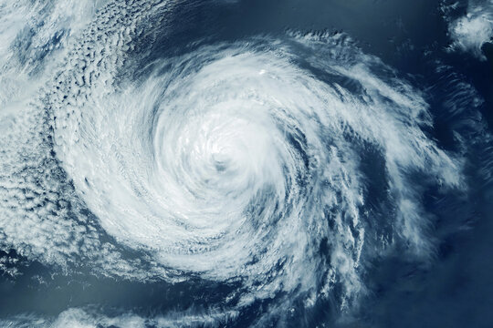 Hurricane, tornado from space. Elements of this image furnished by NASA