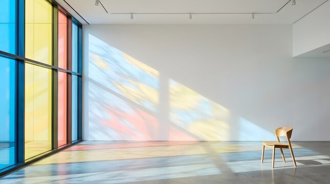 interior of a modern building