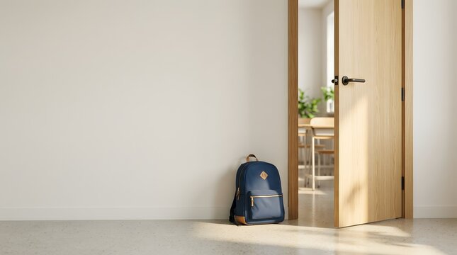 man and woman in front of door