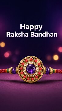Happy Raksha Bandhan background.
