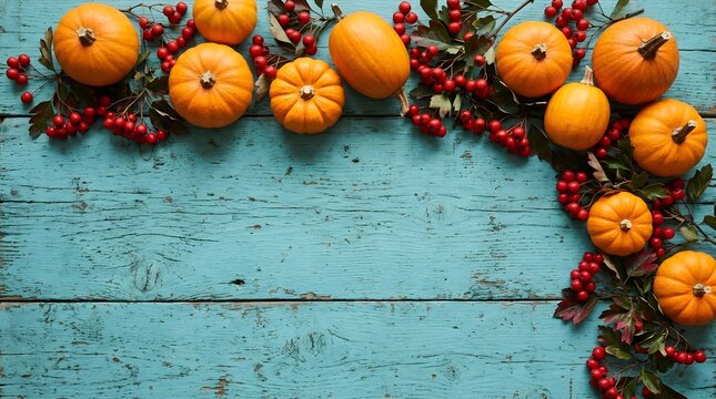 A delightful halloween scene featuring an assortment of charming pumpkins and vibrant autumn foliage creating a festive and inviting atmosphere for the spooky season
