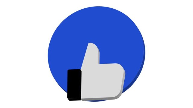video like icon blue color on white background