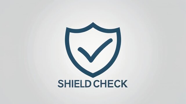 animated shield checkmark transition sequence