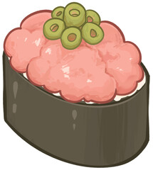 Chopped Tuna Sushi © Onnalin