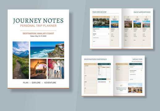 Travel Itinerary Planner Template