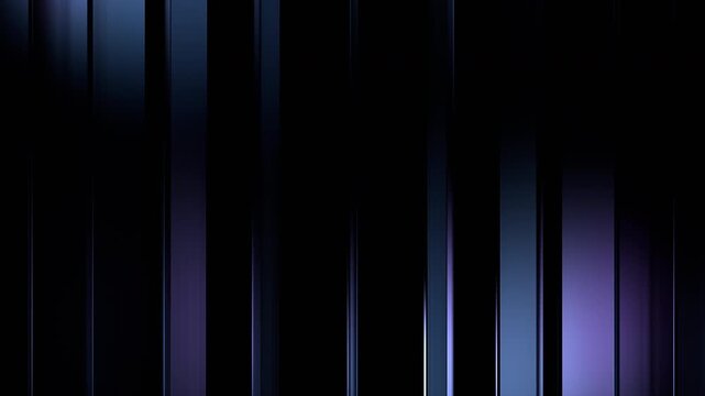 Abstract background of purple and blue vertical lines, 4k seamless loop 3d animation