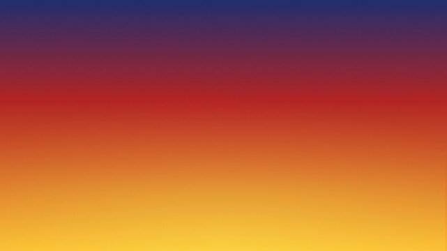 Vibrant sunset gradient background. Smooth orange yellow and red color transition.