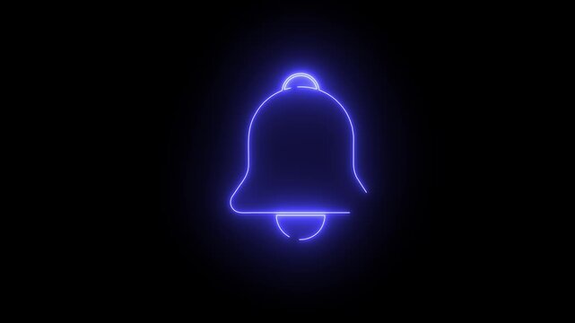 Turns Notifications On Bell hanging bell alert ring Icon Isolated. bell icon Alert social media. Message Bell icon symbol.
