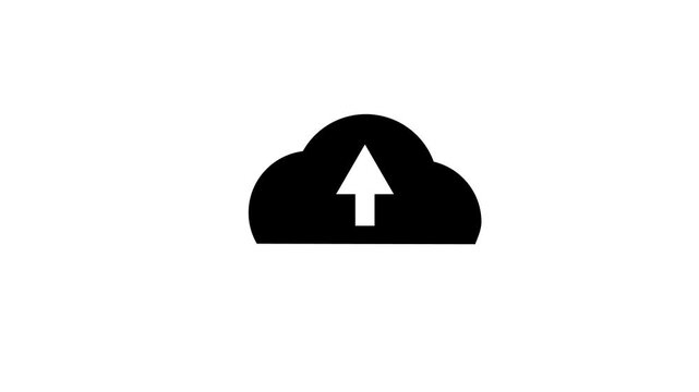arrow icon. Swipe up the animation button