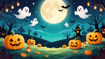 Fototapeta premium Halloween Elements Set (2)