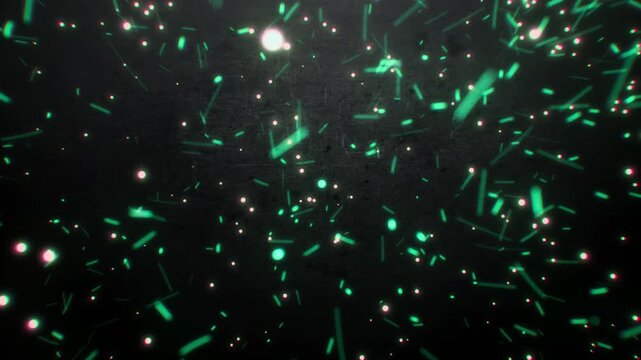 Abstract animation of glowing energy particles converging and forming a bright burst of light, ideal for power, technology, and dynamic branding projects. Seamless motion graphics perfect for logo rev