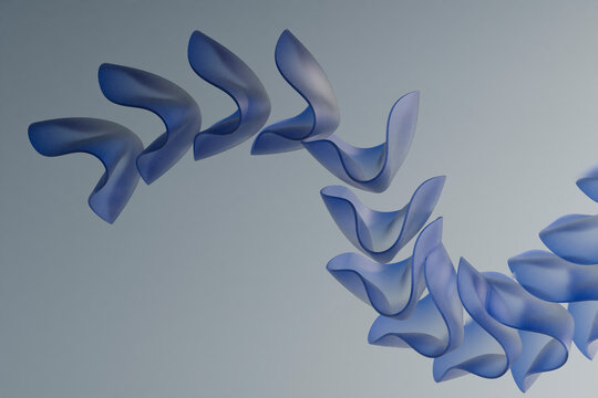Abstract Flowing Forms Background