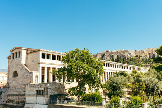 Stoa of Attalos and Acropolis