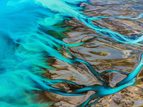 Abstract River braids