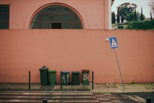 Lisbon Wall and Bins