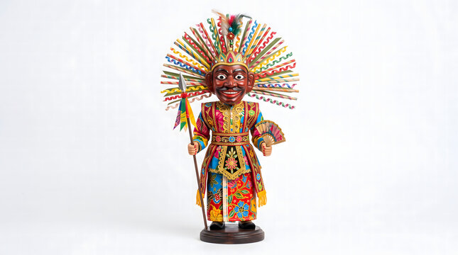 Betawi, Ondel Ondel, ondel-ondel, miniature, puppet, traditional, Indonesian culture, Indonesia, Jakarta, Betawi culture, folk art, cultural heritage, traditional costume, colorful, decorative, handma