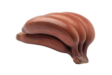 Bunch of Ripe Red Dacca Bananas Isolated © Asif