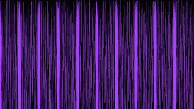 Abstract purple sound wave pattern with black copy space for text overlay