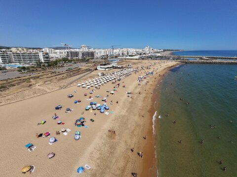 Praia da Marina Vilamoura Drone
