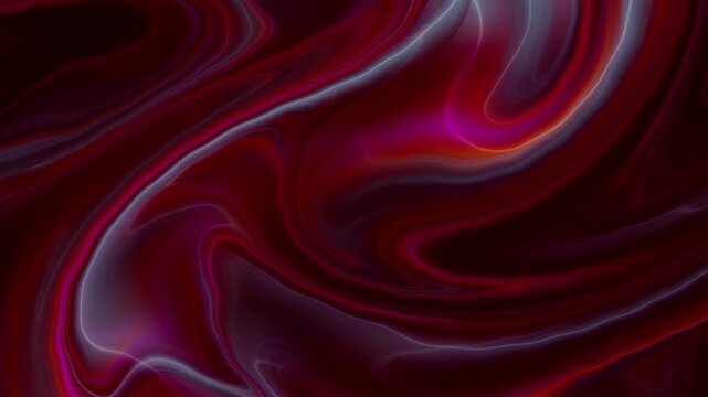 Red and Magenta Neon Fluid 15s Seamless Loop Video Background