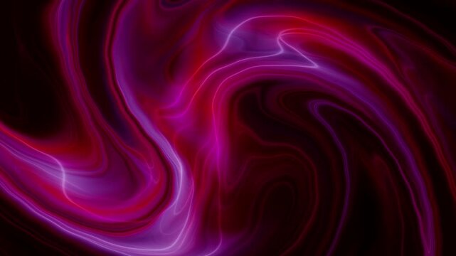 Red and Magenta Neon Fluid 15s Seamless Loop Motion Background