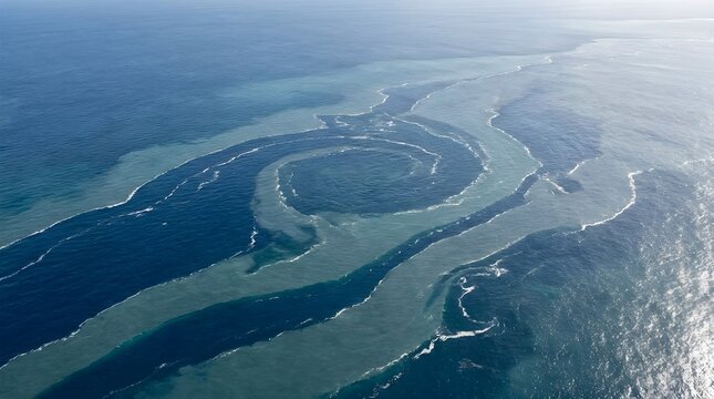 Ocean Convergence Zone With Rotating Eddy and Interacting Water Masses for Marine Climate Research