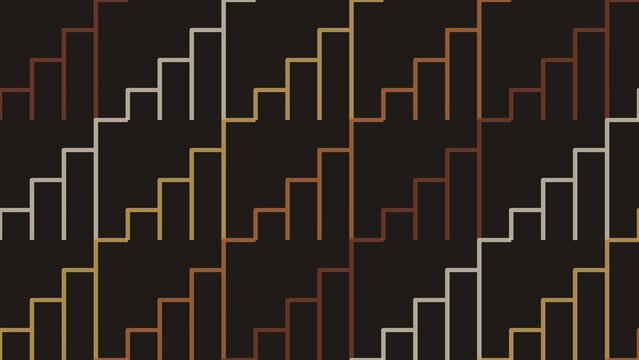 Geometric line pattern background, minimalist abstract staircase motif, modern earth tone architectural texture for interior design