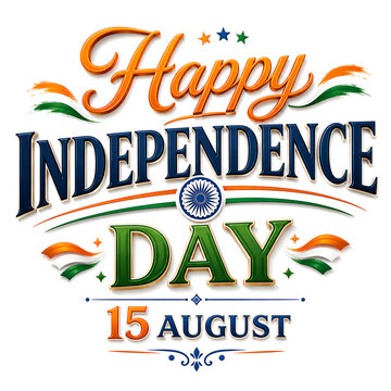 Modern 15 August India Independence Day Graphic Design