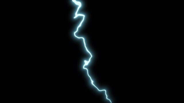 Lightning discharge and light effects in the clouds, thunderclouds in bright flashes of lightning, bad weather looped dark storm, realistic power effect visual cinematic overlay in 4K and UHD
